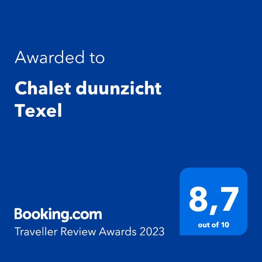 Chalet duunzicht Texel De Cocksdorp  Exterior foto